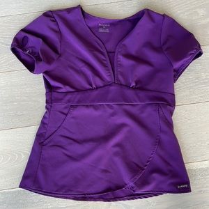 Jaanuu tulip scrip top sz S